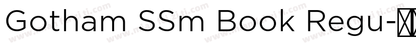 Gotham SSm Book Regu字体转换